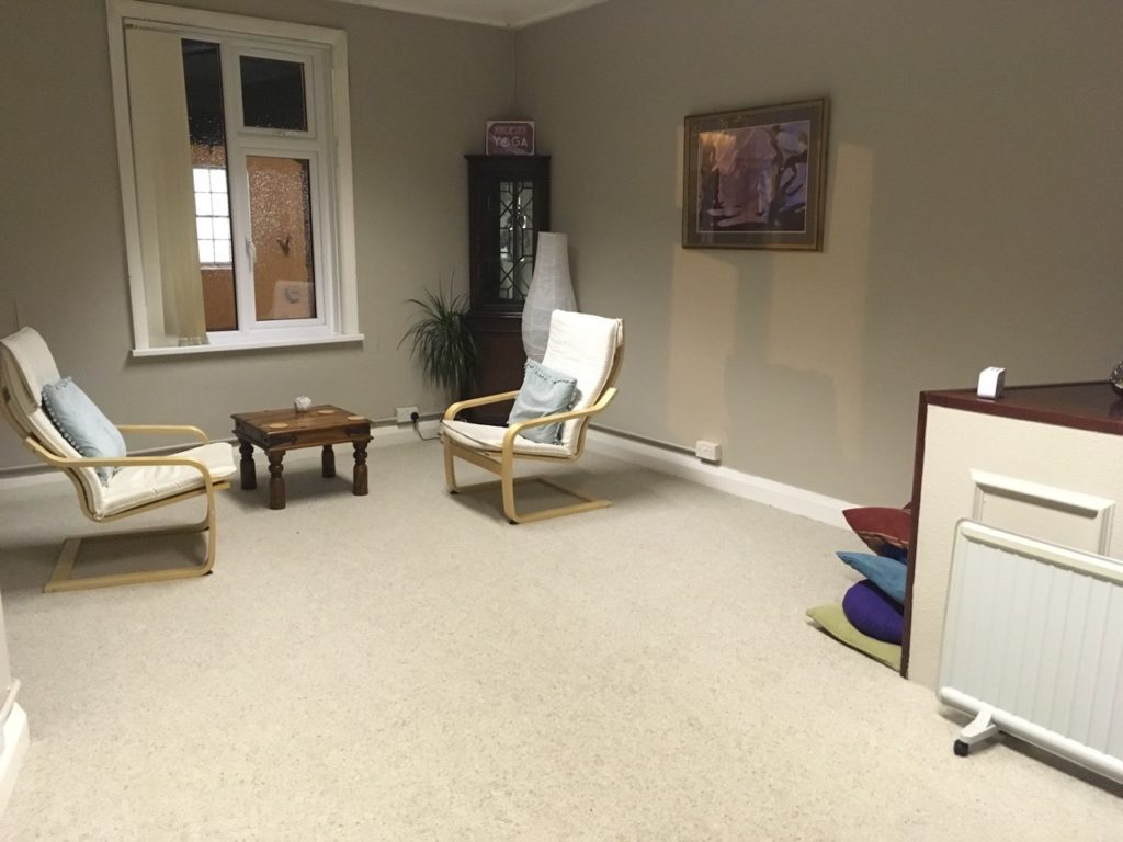 Dorchester Yoga and Therapy Centre treatment room