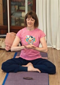 woman meditating